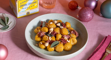 Gnocchi di zucca con Cotechino Modena IGP